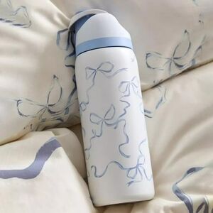 Elegant Blue and White Water Bottle